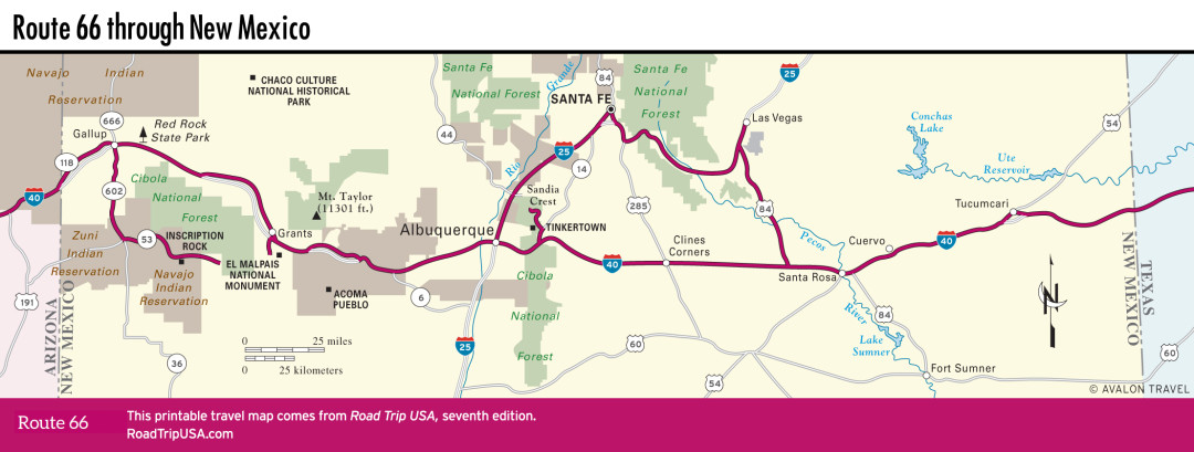 Route 66 Through Santa Fe, New Mexico | ROAD TRIP USA