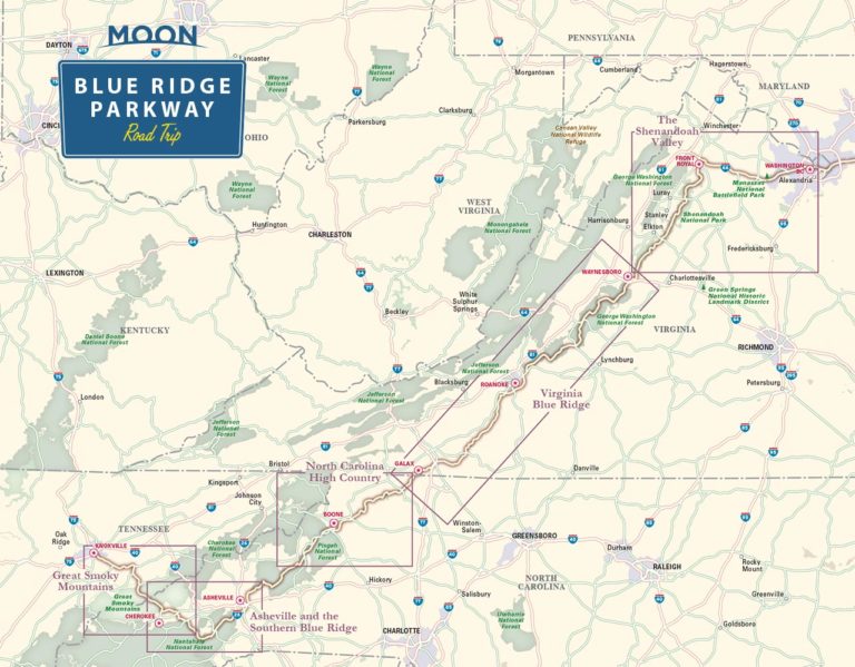 Blue Ridge Drive Map Driving the Blue Ridge Parkway | ROAD TRIP USA